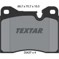 Textar 2043703 Bremsbelagsatz für BMW NSU FERRARI ALFA ROMEO 2 5 3 2 7 5 6 M1