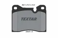 Bremsbeläge 2043703 TEXTAR für BMW ALFA ROMEO FERRARI NSU