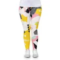 cosey - Neon Line Leggings - knallige Farben- in verschiedenen Leuchtend bunten Designs (Einheitsgröße) (Pop Neo-Geo)