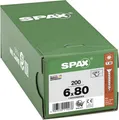 SPAX 1191010600805 Holzschraube 6mm 80mm T-STAR plus Stahl WIROX 200St.