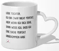 Tochter Geschenk zum Geburtstag 18 Jahre Kind Tasse Weihnachten von Mutter Vater
