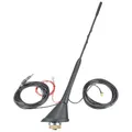 tomzz Audio 1000-023 DAB Antenne Auto Kombi Dach Antenne DAB+ UKW AM FM mit Verstärker SMB DIN 5m Kabel Stab 24cm