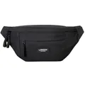 LARKSON Bauchtasche Damen & Herren Schwarz - Ole - Hüfttasche für Sport Outdoor Stadt - Gürteltasche Stylisch für Festival - Crossbody Bag mit Gurt - Wasserabweisend