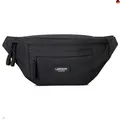 LARKSON Bauchtasche Damen & Herren Schwarz - Ole - Hüfttasche für Sport Outdoor