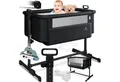 KESSER Kinderbett, Zustellbett Hubi 3in1 Baby Beistellbett Reisebett Babybett