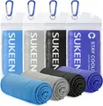 Kühltuch Set, kühlendes Handtuch Kühltücher Hals, Handtuch kühlend, Cooling T...