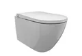 Bernstein Dusch-WC Basic 1102, Wandhängend, Dusch-WC Basic rund spülrandlos Gesäß- und Ladydusche