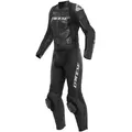 Dainese Mirage 2-Teiler Damen Motorrad Lederkombi, schwarz-weiss, Größe 50