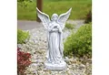 gartendekoparadies.de Gartenfigur Engel mit Flügel Grabengel, Steinfigur, H. 47 cm, 7 kg, Frostsicher