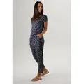 Aniston SELECTED Jumpsuit mit Palmen bedruckt blau 42 EU