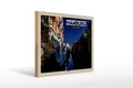 Holzschild Städte Hamburg Eppendorf Ausblick Fluss 40x30 cm Schild