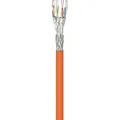 CAT 7A Netzwerkkabel, S/FTP (PiMF), Orange, 100 m - CU, AWG 23/1 (solid), LSZH
