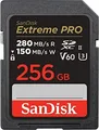 SanDisk Extreme PRO 256 GB V60 UHS-II 280/150MBs SDXC 280 MB/s (SDSDXEP-256G-GN4IN)