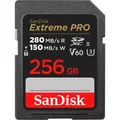 SanDisk Extreme PRO SDXC 256GB (280 MB/s  R 150 MB/s W, UHS-II V60)