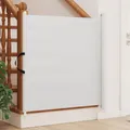 Vidaxx ausziehbares Haustiergitter 117,5x125 cm weiß