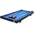 Billardtisch Blau/Schwarz