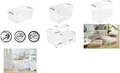 keeeper Aufbewahrungsbox "leo", 56 Liter, transparent Material: PP, Maße: (B)590 x (T)380 x (H)355 mm - 1 Stück (1100300100000)