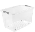 keeeper Aufbewahrungsbox 'leo', 56 Liter, transparent
