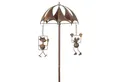 Moritz Gartenstecker Windspiel Mäuse Karussel Gartenfigur Gartedekoration Gartenstab Dekostab Metall Erdspieß