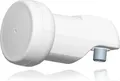 Camping SAT Koffer Schüssel mit HD RECEIVER , single LNB und 10m Kabel + Digital SAT-Finder + Dreibein Stativ (mobile Sat Anlage 1 Teilnehmer)