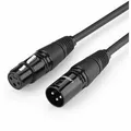Audio-verlängerungskabel Mikrofonkabel Mikrofon Xlr Soundanlage (weiblich) - Xlr (männlich) Schwarz 10m - Ugreen