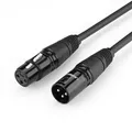 Audio-verlängerungskabel Mikrofonkabel Mikrofon Xlr Soundanlage (weiblich) - Xlr (männlich) Schwarz 10m - Ugreen