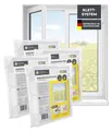 EASYmaxx Moskitonetz - bis max. 110x130cm - selbstklebendes Klettband - 4er-Set