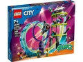 LEGO® LEGO® City 60361 Ultimative Stuntfahrer-Challenge Konstruktionsspielsteine, (385 St)