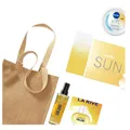 6tlg. Sommer-Duft-Set | Eau de Toilette | Parfum | Bodyspray | Creme + Sisal Bag