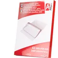 Albyco Laminierfolien, Laminiertaschen - Format A3, 303x426 mm - Dicke 2x80 (160) Mikron - Glänzend - 100 Stück - Transparent