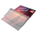 Laminierfolien A3 303x426mm 2x80 Mikron Glänzend 100 Stück Albyco Transparent