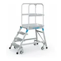 ZARGES Podesttreppe einseitig 4 Stufen