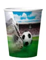 3DEffekt Plastikbecher "Fußball" 4er Pack