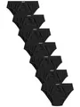 NEXT Jungen Unterhosen aus 100% Baumwolle, 7er-Pack Schwarz 134-140