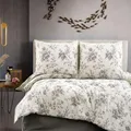 ZIRVEHOME Bettwäsche 135x200 cm. 2-teilig Set 100% Baumwolle Bettbezug 135x 200cm Kissenbezug 80x80cm Renforcé Bettwäsche-Sets 135x200 mit Reißverschluss, EvlaV1