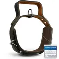 MediMuc Hunde-Halsband Hundehalsband mit Griff, Lederhalsband, Griffhalsband 55cm