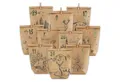 LuxusKollektion DIY-Adventskalender Adventskalender zum Befüllen 24 Weihnachtskalender Papiertüten