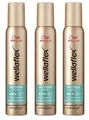 3x Wellaflex  Invisible Hold  Schaumfestiger Ultra starker Halt 4* (3er Pack)