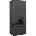 Kamineinsatz Simple Box 8 kW Ø 200 Black - Schwarz