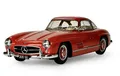 IXO Collections 1:8 IXO Mercedes 300 SL Rot - Modellbau, Standmodellbau, hochwertiger Bausatz, Modellbausatz, 602 Teile