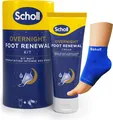 Scholl Overnight Fußpflege Set Fußcreme 60ml Gel Fersensocken Urea 5% 2er Set