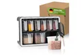Viwares Gewürzbehälter platzsparendes Gewürzregal mit Aromaschutz, 550 & 250ml, (Set, 9-tlg., 9er), Mit Wandhalterung und Löffeln