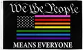 DRAPEAU WE THE PEOPLE ARC-EN-CIEL 150x90cm - DRAPEAU NOUS PEUPLE DES ÉTATS-UNIS