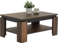 Couchtisch Wohnzimmertisch Tim II - Nachbildung Oldwood - Gestell mit großem Ablageboden - Melaminbeschichtung - Maß 90 x 60 x 41 cm