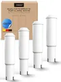Comedes Wasser-Filter ähnlich wie Jura Claris White System (Filter Nr. 68739, 60209 & 62911, passend zu Kaffeemaschinen der Impressa & Nespresso Serie; 4 Stück)