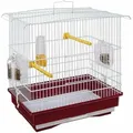 Ferplast Giusy Käfig Rot Und Weiß Für Kleine Vögel