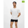 Hugo Boss Underwear 3er-Set: Shirts in Weiß - S