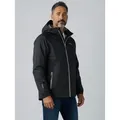 Blue Wave Funktionsjacke Fabian Herren Outdoor-Jacke Fabian - Regenjacke Wander- und Fahrradjacke schwarz 6XL