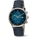 Boccia Herren Titan Chronograph 3744-01 - Blau
