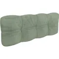 POKAR Palettenkissen mit schöner Steppung Auflage Palettensofa, Größe:Rückenkissen 120 x 40, Farbe:Grün - Grün